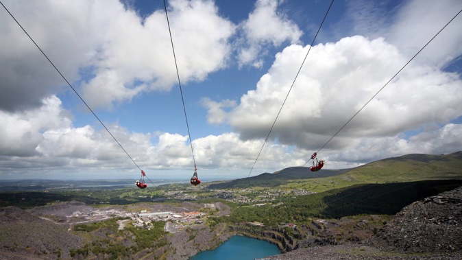 Snowdonia, Wales has transformed into the adrenaline capital of Europe. Photo / Keith Freeburn