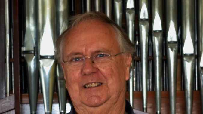 Organist Leonard Cave. (Photo / NZ Herald)