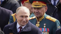 Russian President Vladimir Putin and Russian Defence Minister Sergei Shoigu. Photo / AP