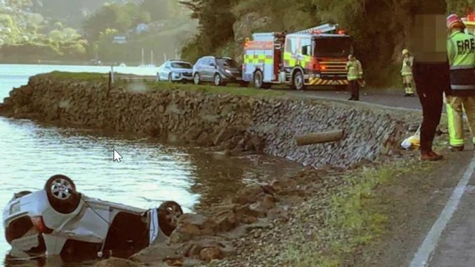 Angela Carey chalked up her eighth drink-driving conviction after her car ended up in Otago Harbour. (Photo / Supplied)