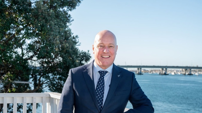 Prime Minister Christopher Luxon visited Tauranga on Thursday, July 24. Photo / Brydie Thompson