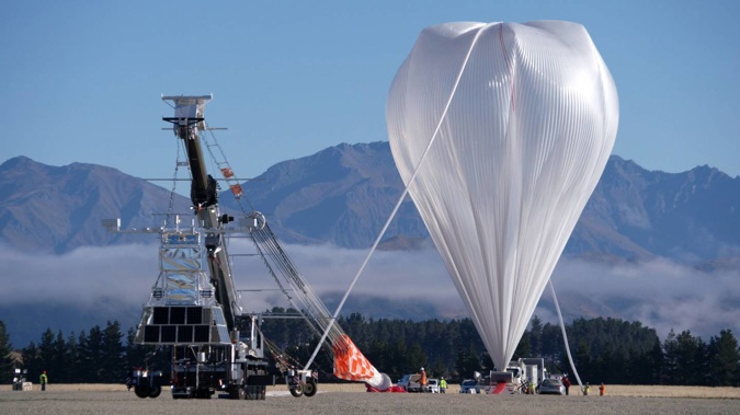 Nasa's super pressure balloon last took flight from Wanaka in 2017. Photo / Nasa /Bill Rodman