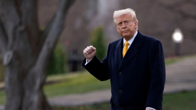 US President Donald Trump has threatened to 'shut down' Canada's auto industry and said the best way to end the trade war was for Washington’s ally to be absorbed into the United States. Photo / Getty Images