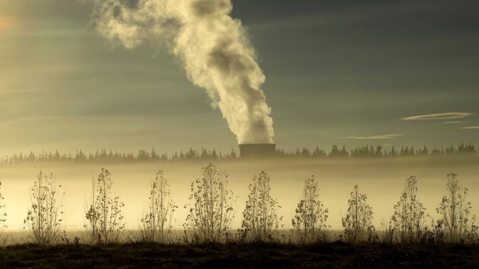 Geothermal steam from the Ohaaki Power Station near Taupō. Photo / Alan Gibson