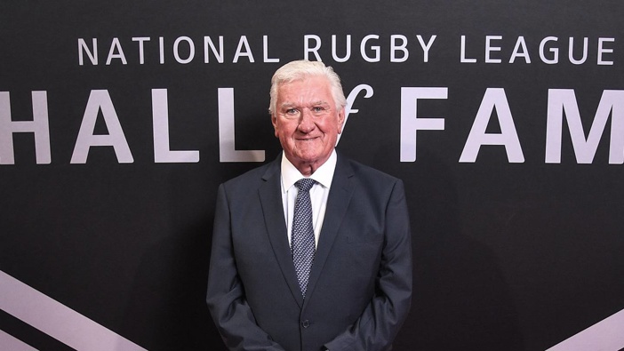 Beloved commentator Ray Warren was inducted into the NRL Hall of Fame in 2019. (Photo / Getty)