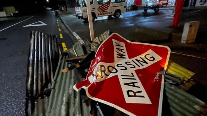A tornado has caused damage in parts of Greymouth overnight. Photo / Jake Lacey