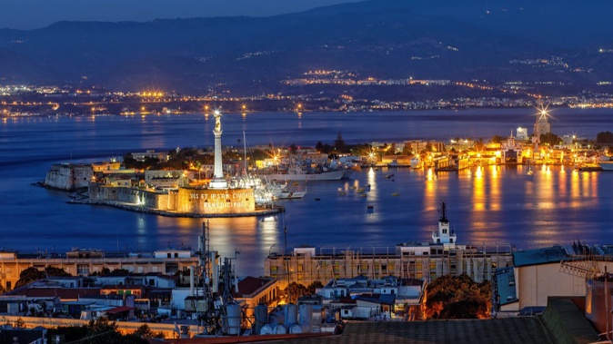 Messina And Mainland Italy In The Distance. Photo / Supplied