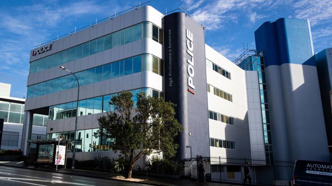 Auckand City Police headquarters on College Hill. (Photo / Jason Oxenham)