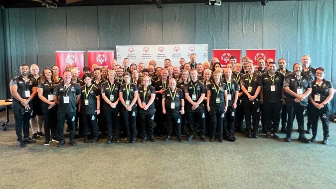 The New Zealand delegation to the Special Olympics Summer Games 2023 in Berlin. Photo / Special Olympics New Zealand