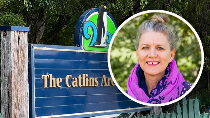 Catlins Area School principal Glenys Hanley.