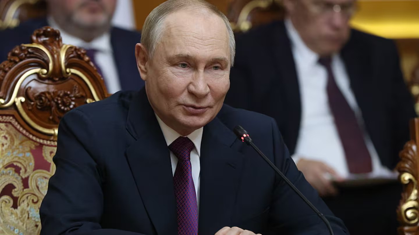 Russian President Vladimir Putin. Poseidon is part of Russia’s 'super weapons' line-up unveiled by Putin in 2018 and seen as a clear deterrent to the West. Photo / Getty Images