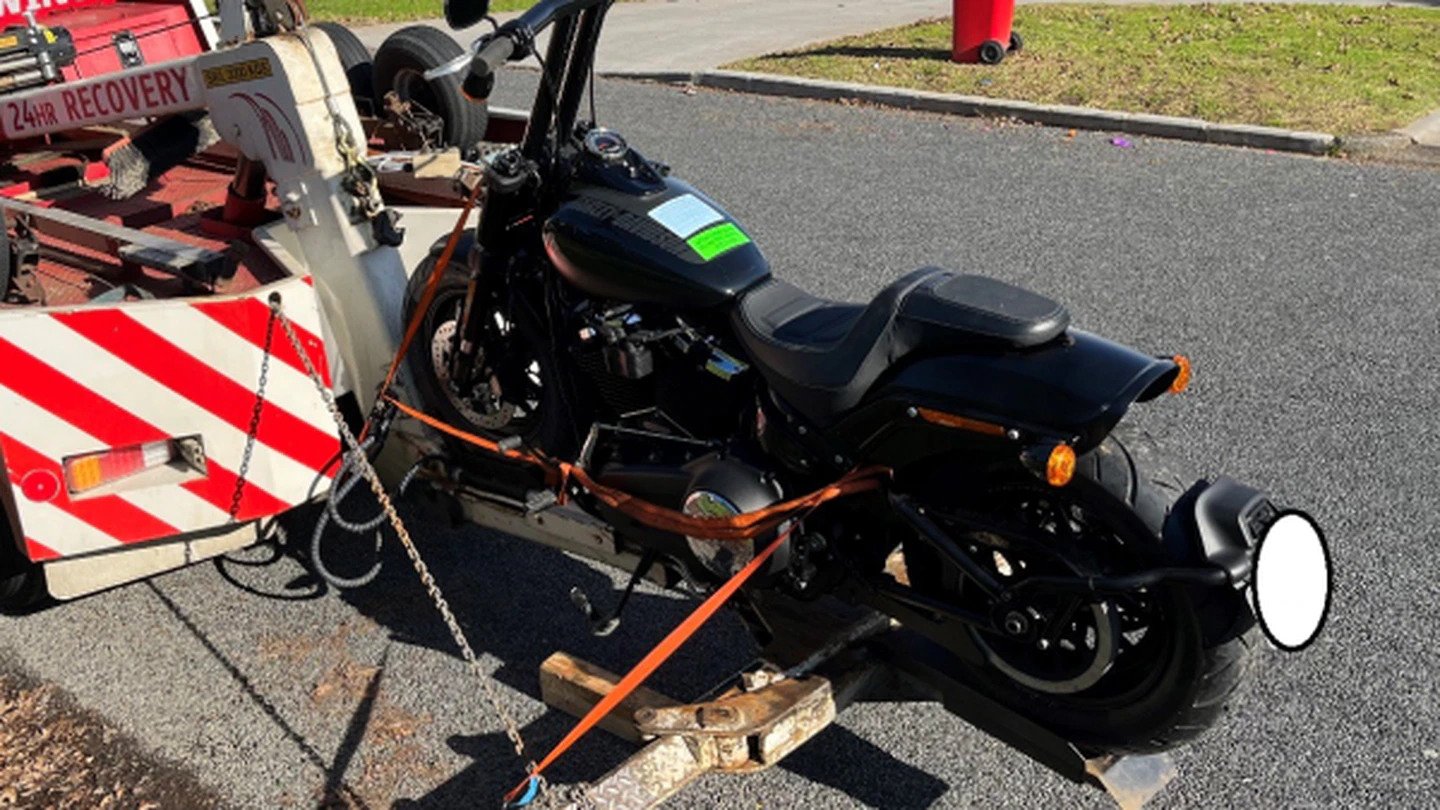 One of the motorbikes seized by police. (Photo / File)