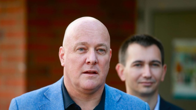 National leader Christopher Luxon reportedly said he wasn't aware of any copyright issues with respect to the party's social media use. Photo / Alex Burton