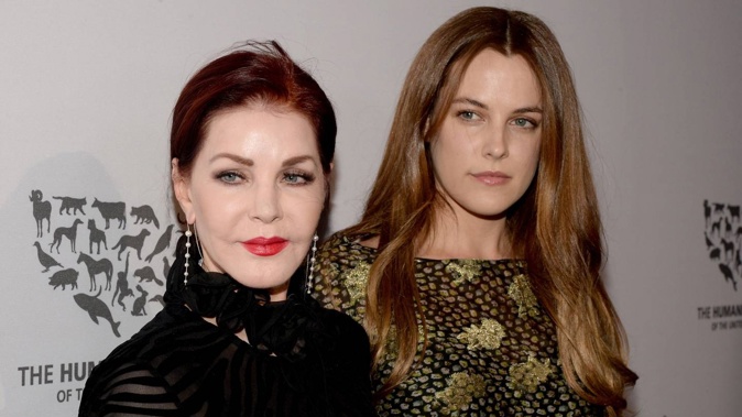 The family is reportedly "unified and together and excited for the future" after Priscilla Presley and her grandaughter, Riley Keough, came to an agreement regarding Lisa Marie Presley's estate. Photo / Getty Images