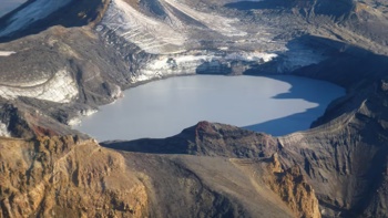 Mt Ruapehu’s crater lake cools to record level; what that means for chances of eruption