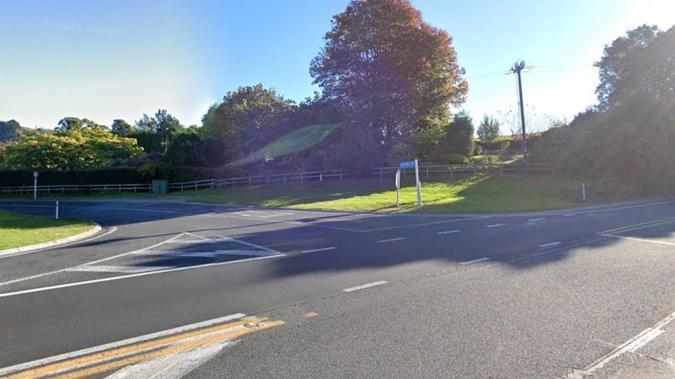 The crash happened at the intersection of SH2 and Te Puna Quarry Rd. Photo / Google