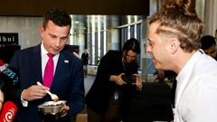 David Seymour was proud of the feedback on the Term 3 school lunches menu. Photo / Mark Mitchell