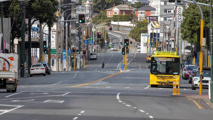 A bus in Central Wellington. Photo / Mark Mitchell