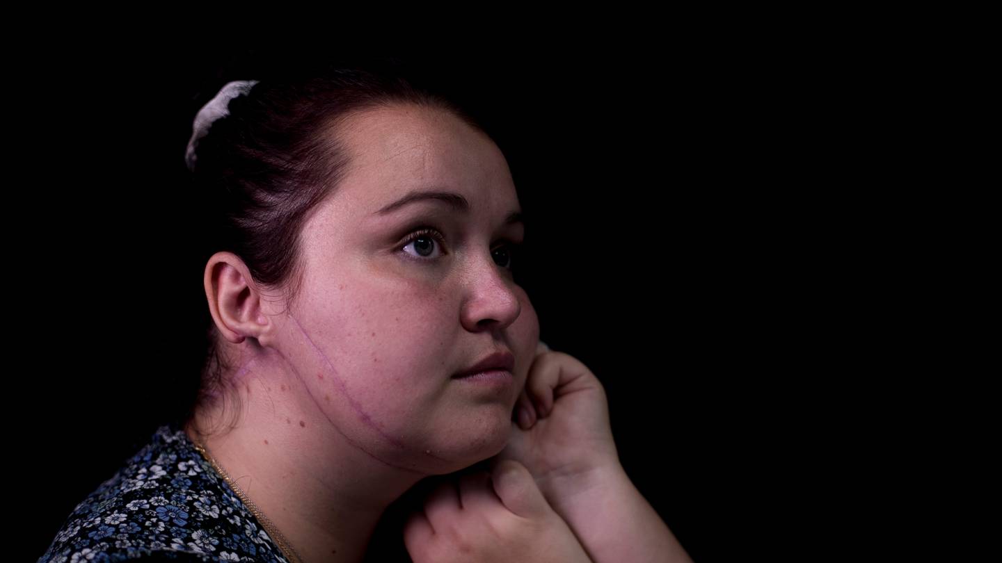 Ezmeralda Johns suffered multiple stab and laceration wounds - including to her neck - in the September 2021 terror attack at an Auckland supermarket. Photo / Dean Purcell