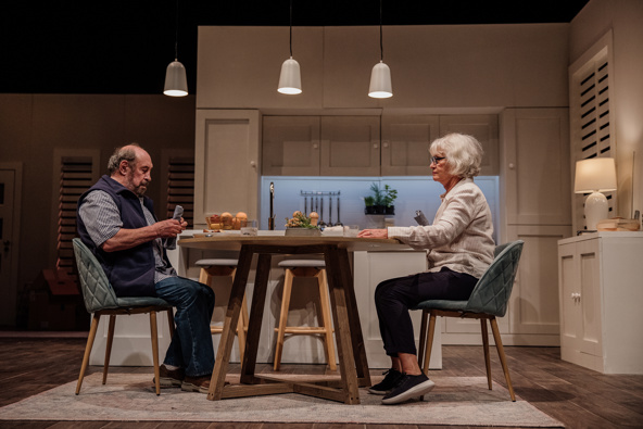 Roy Billing and Annie Whittle as Bill and Nancy in Grand Horizons. (Photo / Andi Crown)