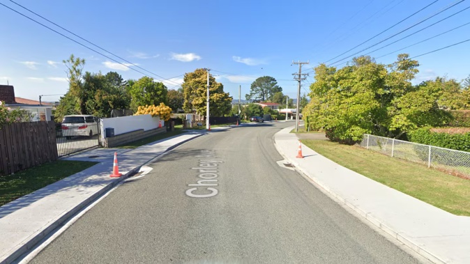 The woman was found dead early on Sunday morning at Chorley Rd in Massey. Photo / Google
