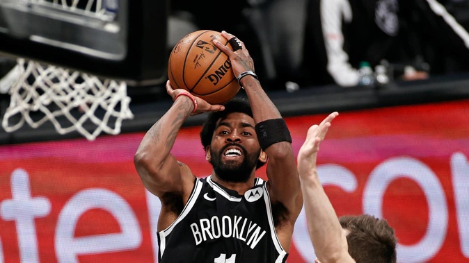 Brooklyn Nets guard Kyrie Irving. Photo / AP