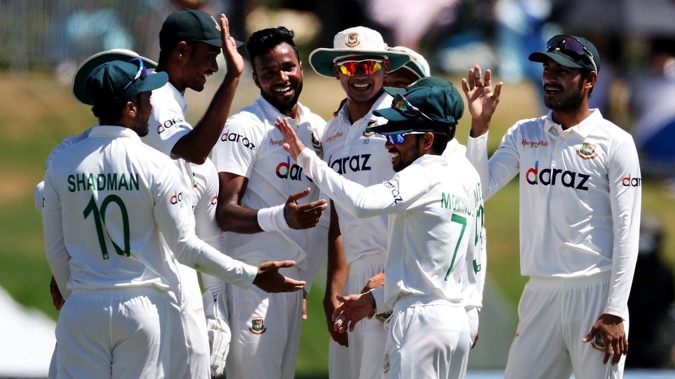 Bangladesh beat the Black Caps by eight wickets in Mt Maunganui. Photo / Photosport