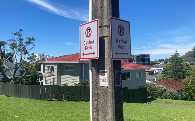 Berm parking ban: Tauranga City Council handing out $40 fines, warnings
