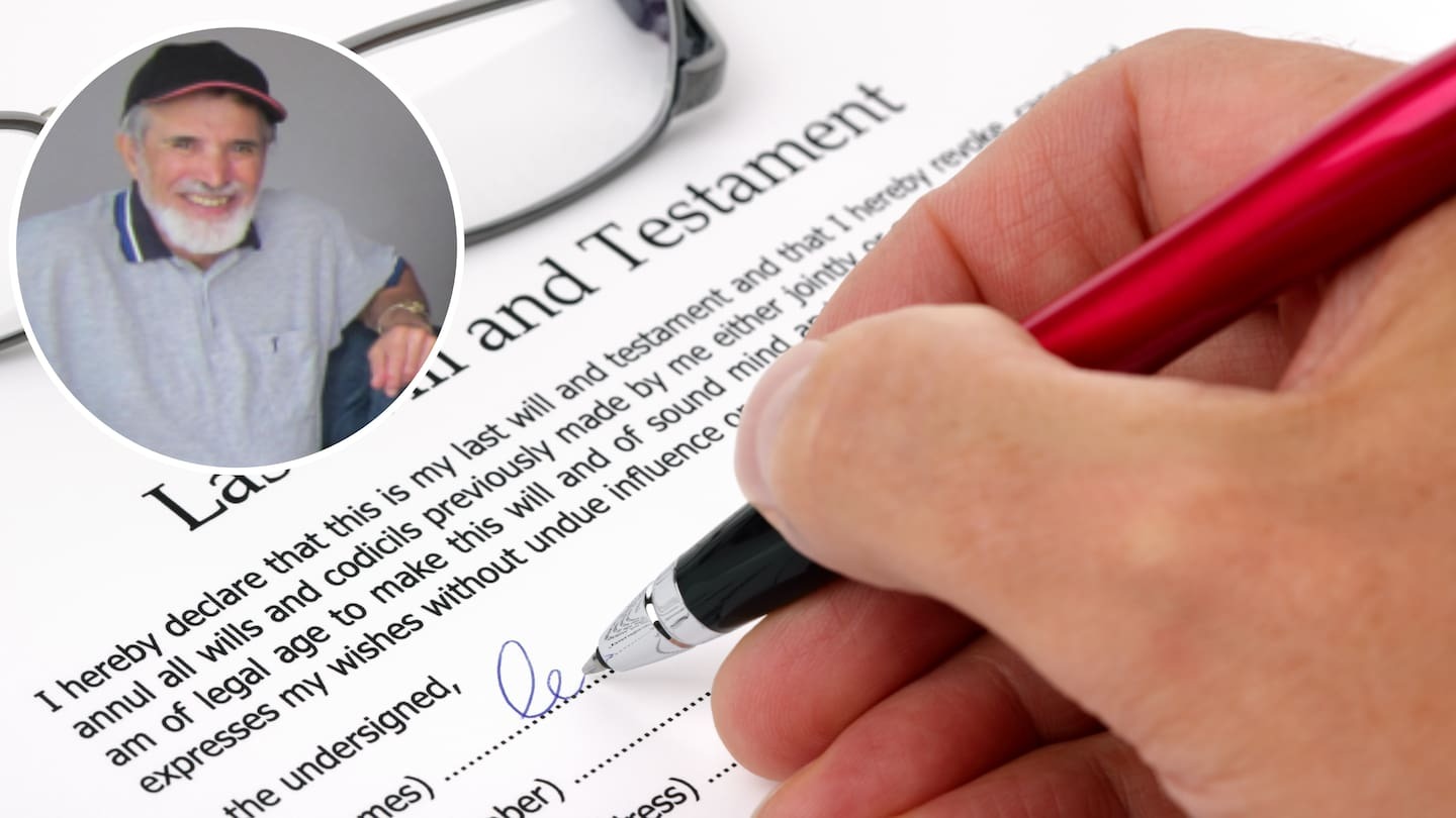 A terminally ill Johan (John) de Rooy signed his modest possessions over to his ex-wife. Photo / Supplied