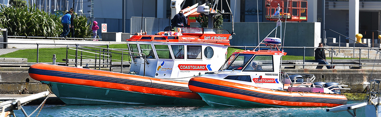 Wellington Coastgaurd vessels. (Photo / Supplied)