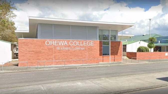 Orewa College is seeking information on its damaged sports fields. Photo / Google Maps