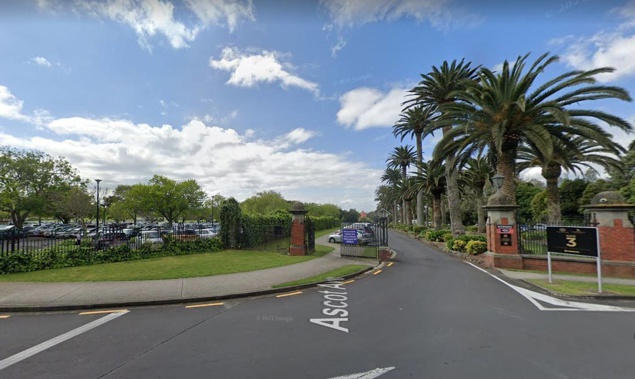 The doctor was at the Ellerslie Racecourse carpark in Remuera, when the incident occurred. Photo / Google Streetview