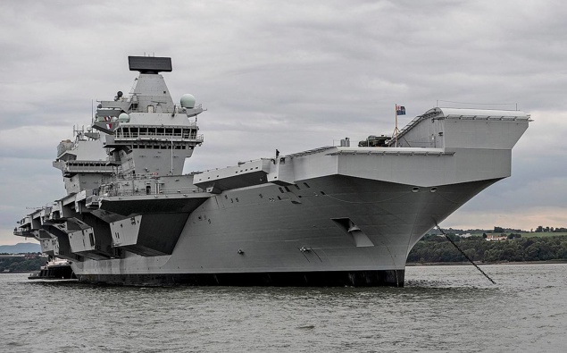 The British Aircraft Carrier Queen Elizabeth II Which Is Currently In Asia On Its Maiden Voyage. Photo / Royal Navy
