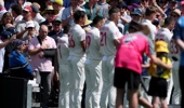 Ahmed Al Ahmed, the man who tackled and disarmed one of the Bondi beach attackers, walks onto the Sydney Cricket Ground during a ceremony honouring emergency workers and survivors of the shooting, before the start of fifth Ashes cricket Test match between Australia and England, 4 January, 2026. Photo / AFP
