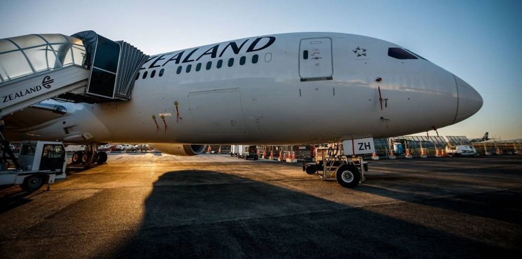 Air New Zealand passengers were forced to endure long waits on an aircraft and a shuttle bus due to inclement weather conditions. Photo / Michael Craig