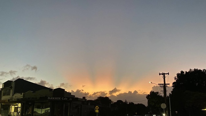 The Tongan volcanic eruption may be responsible for New Zealand's unusually vibrant sunrises and sunsets, Niwa scientists say. (Photo / Nava Fedaeff)