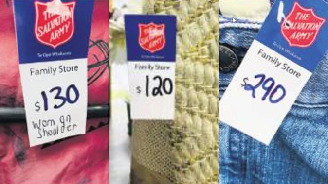 A Queenstown woman says the price of goods at the Salvation Army Family Store is extortionate, with some items costing hundreds of dollars. Photos / Mountain Scene
