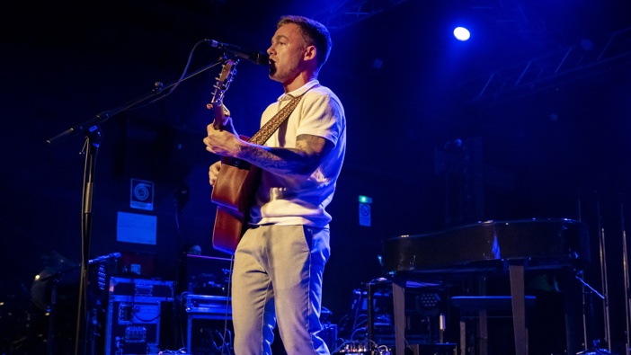 Mitch James opens for Calum Scott at Magazzini Generali on April 27, 2023 in Milan, Italy. (Photo by Francesco Prandoni/Getty Images)