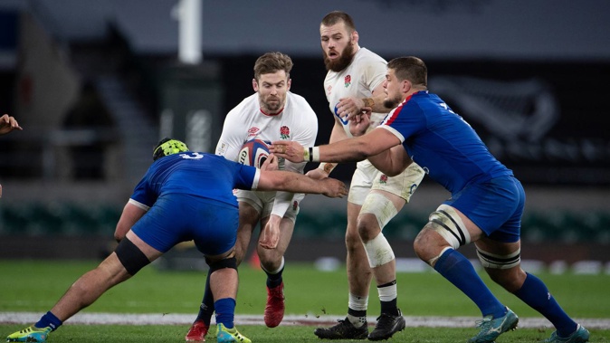 England beat France 23–20 in their Six Nations clash on March 14. Photo / Getty Images