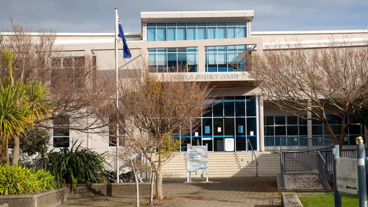 The man appeared in the Porirua District Court yesterday. Photo / Mark Mitchell