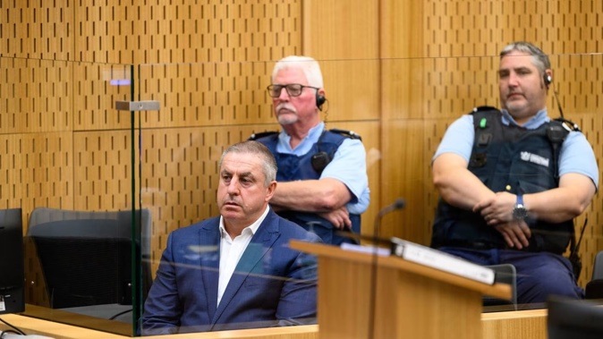 David Charles Benbow denies murdering Michael McGrath and is standing trial at the High Court in Christchurch. Photo / Kai Schwoerer, Stuff, Pool