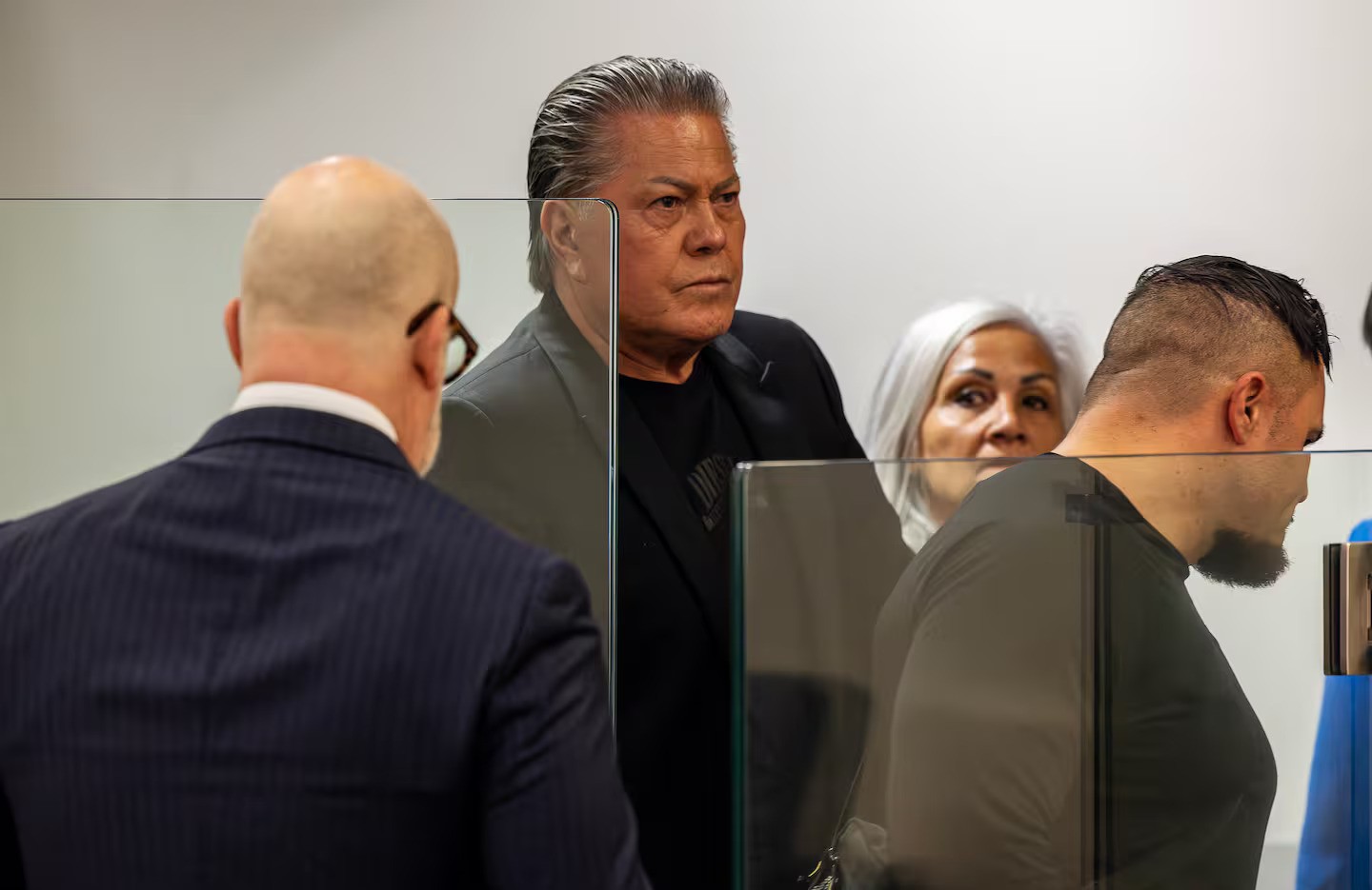 Destiny Church founders Brian and Hannah Tamaki arrive at court ahead of their trial over breaching Covid-19 public health laws. Photo / Mike Scott