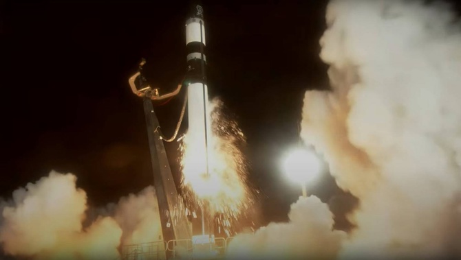 “On Closer Inspection”, launched from Pad B at Rocket Lab’s Launch Complex 1 at Mahia at 3.52am this morning. Photo / @RocketLab