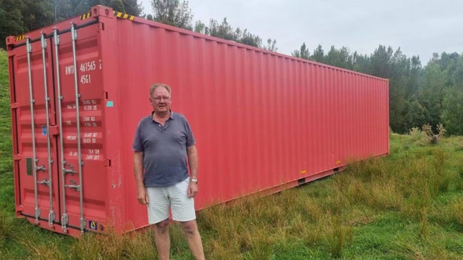 Richard Gaddum is ensuring Waimārama is prepared for when a natural disaster hits. Photo / Lauren Crimp RNZ