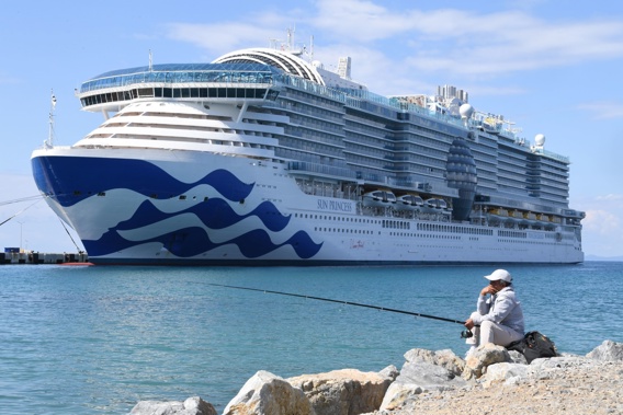Sun Princess in Port. Photo / Princess Cruises