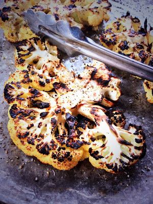 Ember charred cauliflower with grated ginger, parsley and parmesan (Supplied)