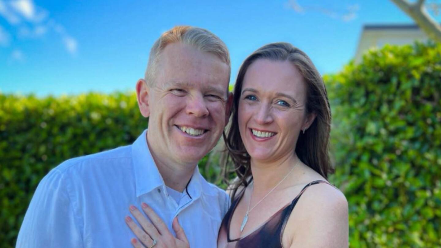 'I'm so excited': Hipkins makes big announcement alongside partner