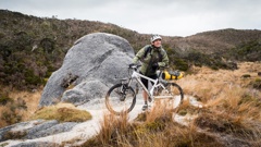 The Gouland Downs on the Kahurangi 500, which has become a top New Zealand bikepacking trail. Photo / Greg Bowker, File