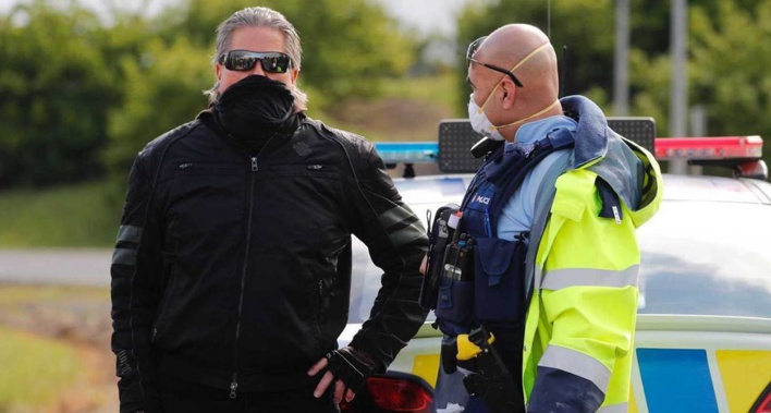 Brain Tamaki attends a lockdown protest at Auckland Domain. (Photo / Dean Purcell)