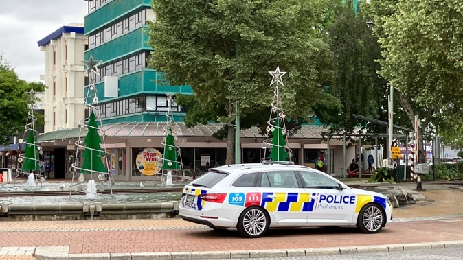 A man has been taken into custody in Hastings after being sighted with a toy gun